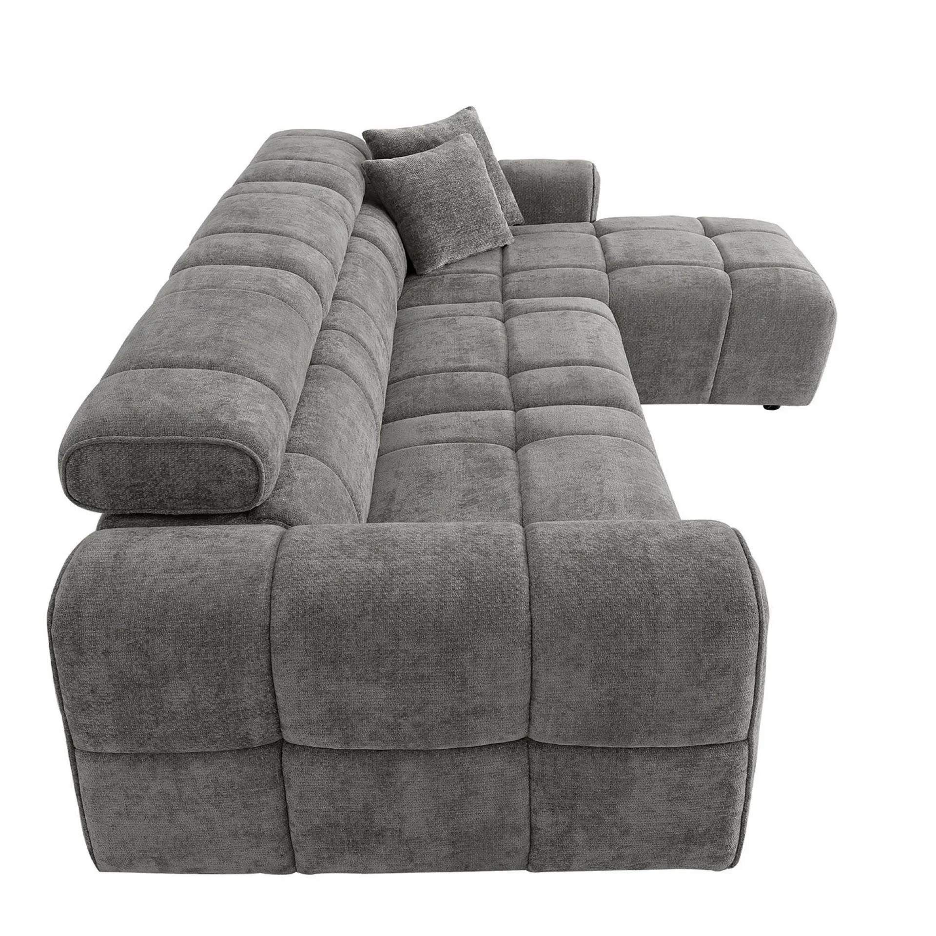 Hjørnesofa-Hjørnesofa HOME4YOU BELISMA høyre hjørne beige