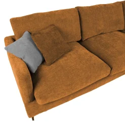 Hjørnesofa-Hjørnesofa HOME4YOU Daisy Høyre hjørne brun