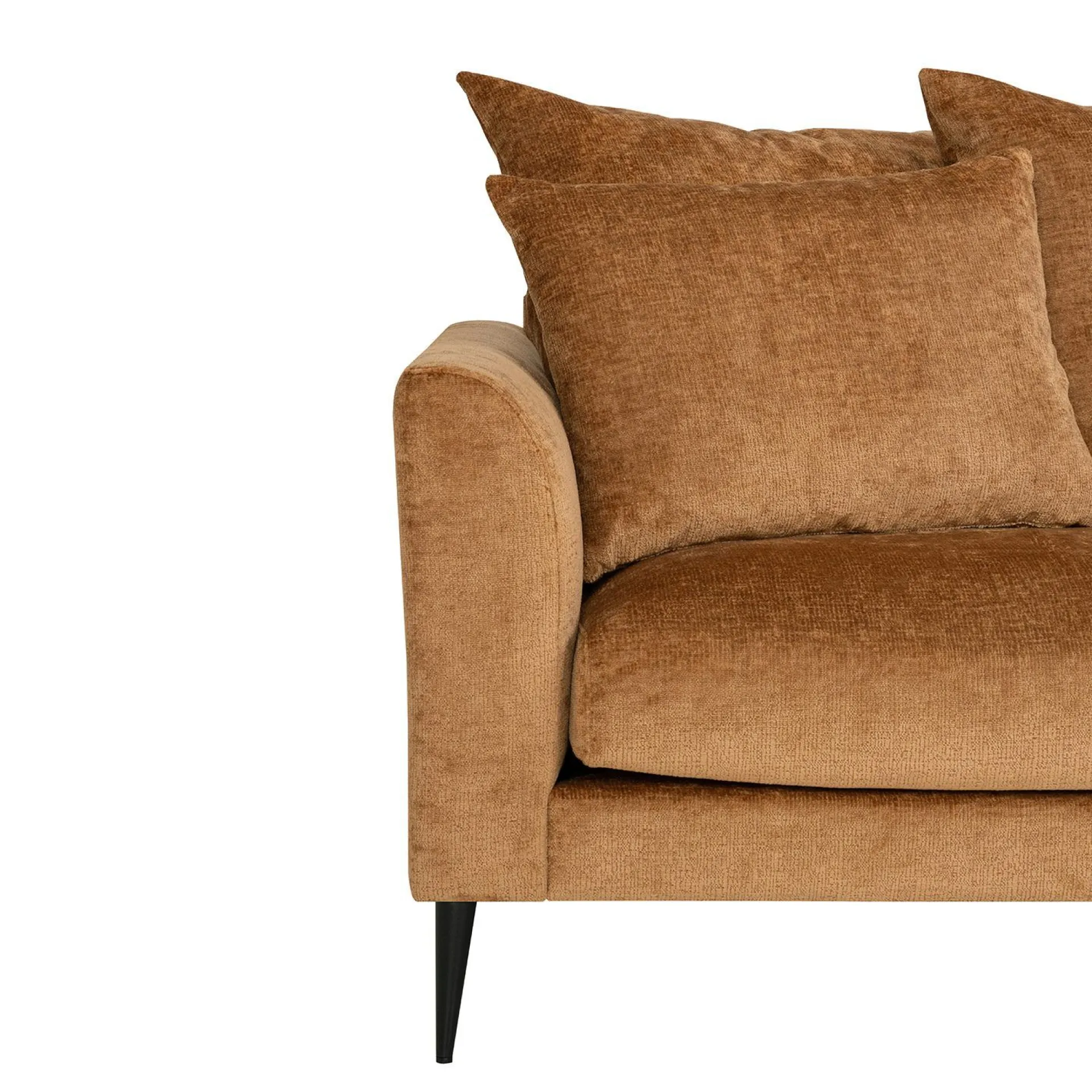 Hjørnesofa-Hjørnesofa HOME4YOU Lartes Høyre hjørne Brun