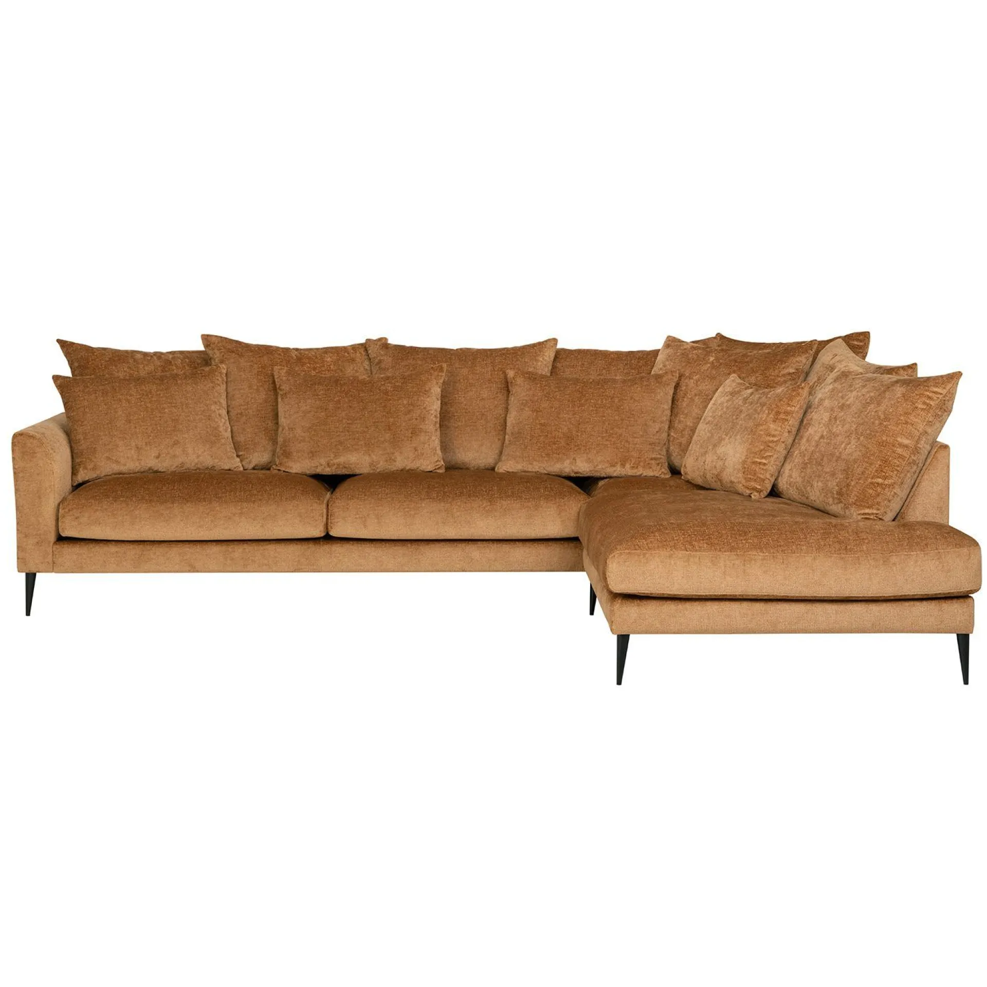 Hjørnesofa-Hjørnesofa HOME4YOU Lartes Høyre hjørne Brun