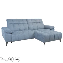 Hjørnesofa HOME4YOU Luzern elektrisk recliner Høyre hjørne