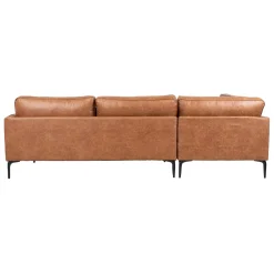 Hjørnesofa-Hjørnesofa HOME4YOU Sofia Venstre hjørne brun