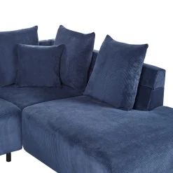 Hjørnesofa-Hjørnesofa Lunner Mørkeblå