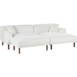 Hjørnesofa med fotskammel Holt