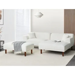 Hjørnesofa med fotskammel Holt
