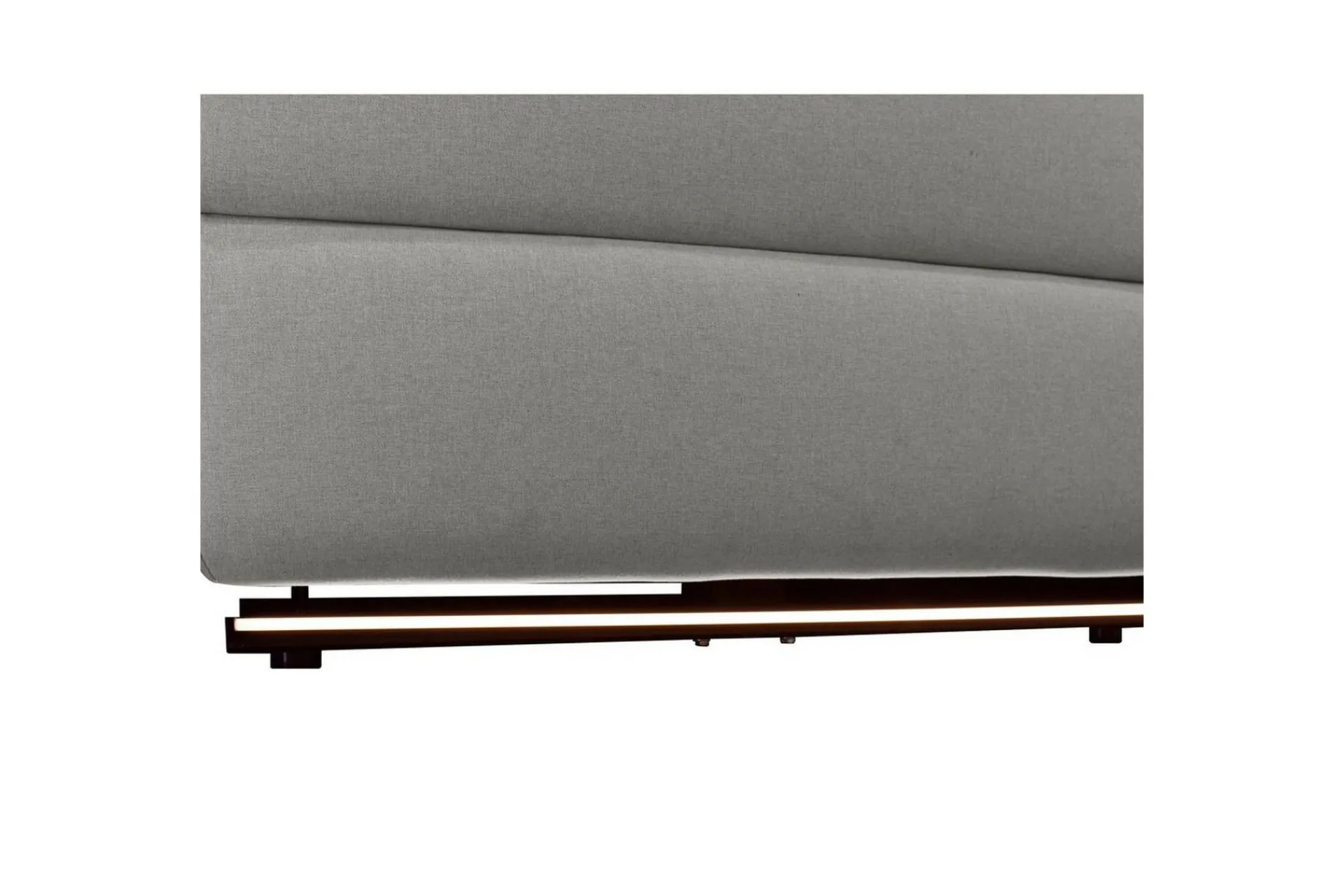 Loft24 Hjørnesofa-Hjørnesofa 3-seter Pareli Grå, Sunday Stoff, Høyre Manuell Recliner Grey
