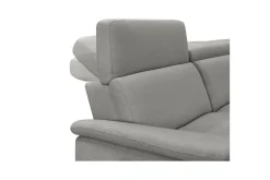 Loft24 Hjørnesofa-Hjørnesofa 3-seter Pareli Grå, Sunday Stoff, Høyre Manuell Recliner Grey