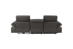Loft24 Hjørnesofa-Hjørnesofa 3-seter Rayland , PU, Venstre Elektrisk Recliner Brun