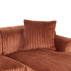 Hjørnesofa-Hjørnesofa Stenum Messing,Brun