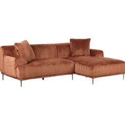 Hjørnesofa-Hjørnesofa Stenum Messing,Brun