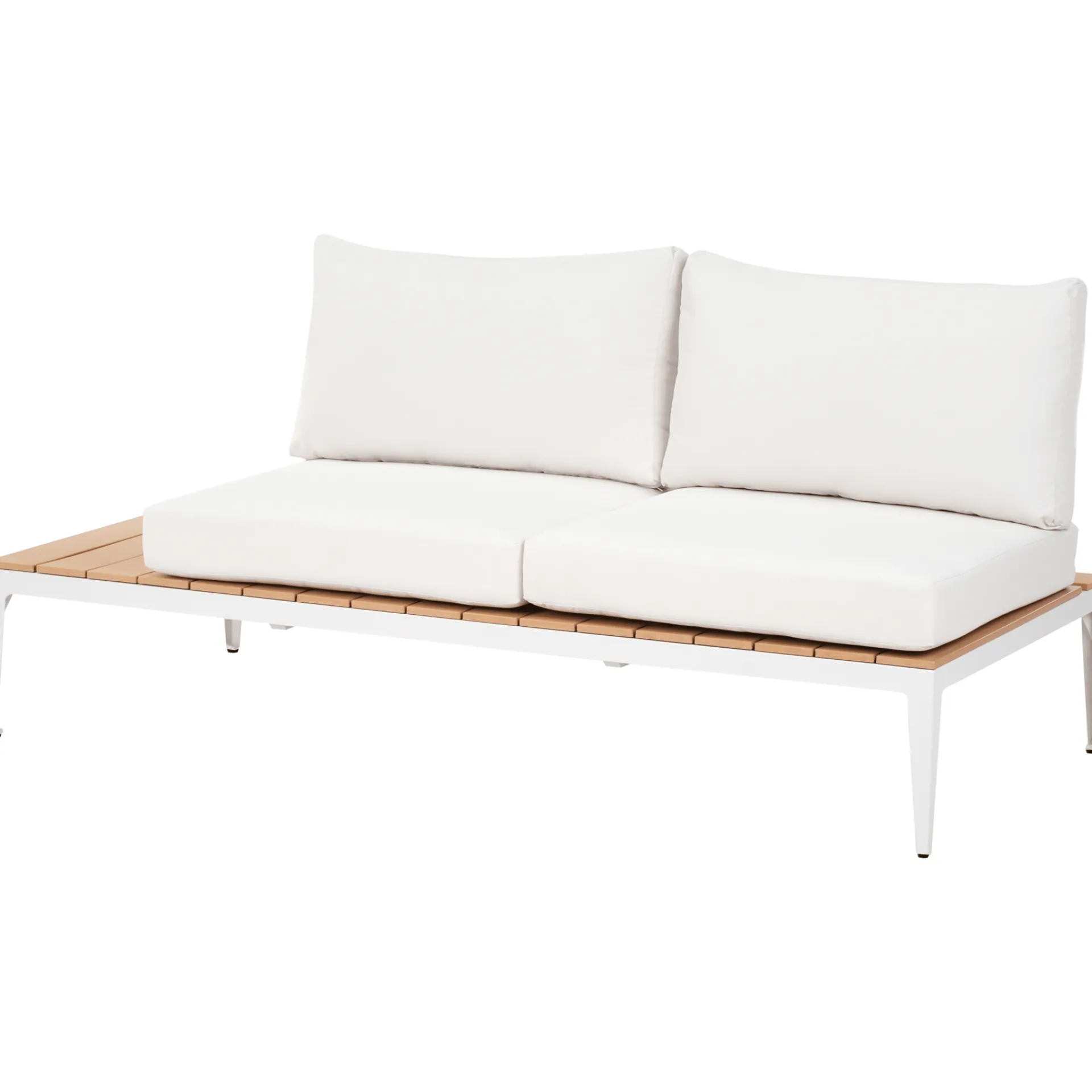 Hjørnesofa utendørs med bord 5-seter Positano
