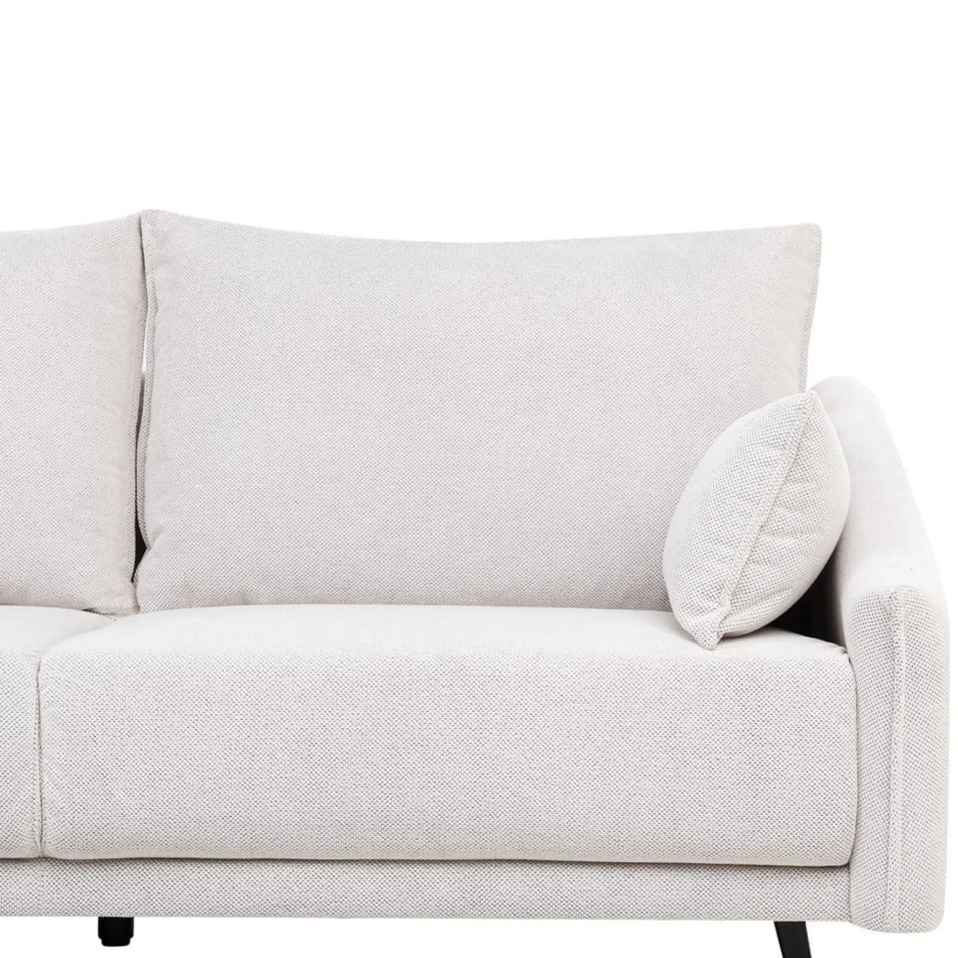 Hjørnesofa-Hjørnesofa Varde Offwhite,Svart