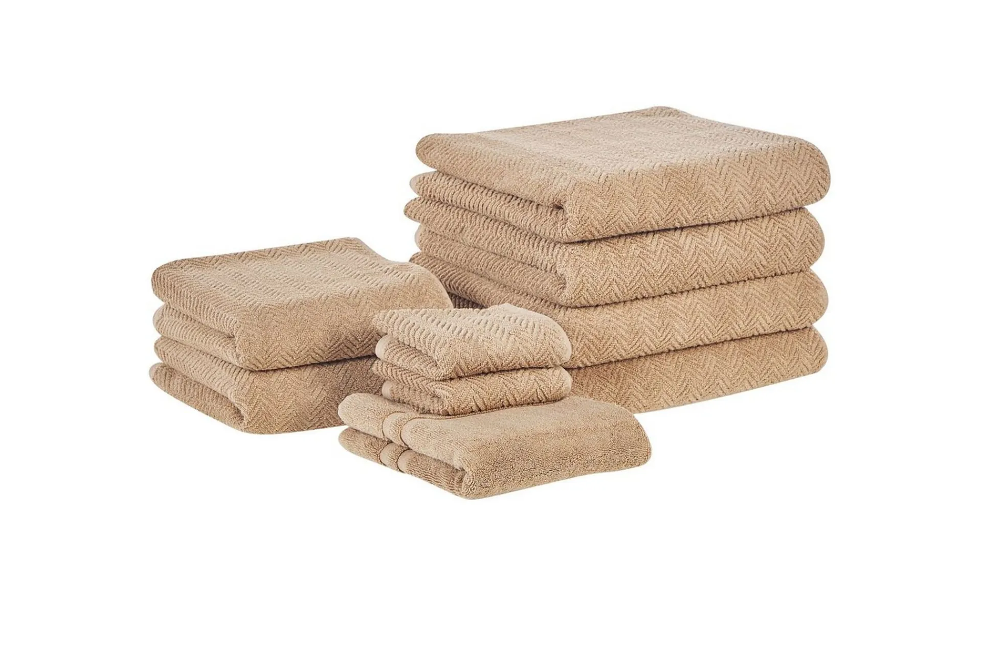 Håndklær-Håndkle Mitiaro sett á 9 Beige
