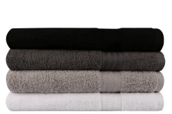 Håndklær Og Badehåndkle|Morgenkåpe & Badekåpe-Hobby Badehåndkle 70x140 cm 4-pk Hvit/Grå/Mørkegrå/Svart