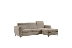 Sofa Med Sjeselong-Hoffman Sofa med Sjeselong 3-seter Beige