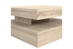 Sofabord-Holmeswood Sofabord 78 cm med Oppbevaringshylle Brun