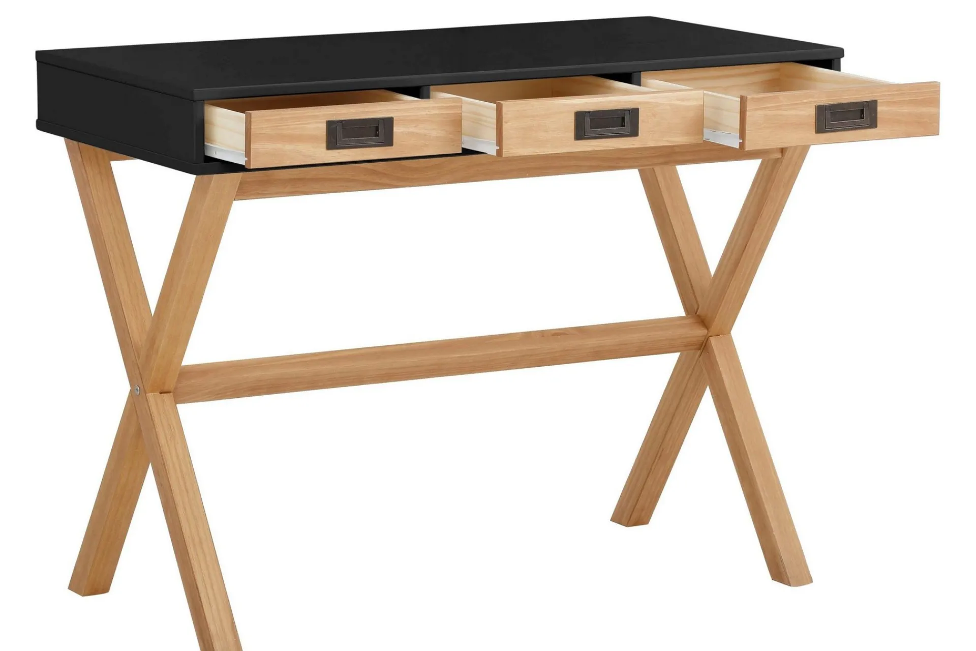 Kontorbord-Homestead Skrivebord 160 cm Svart