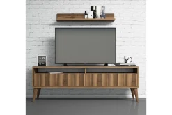 Tv-Møbelsett-Hoptrup Stuesett 150 cm Valnöt