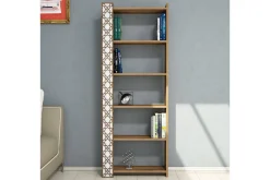 Bokhylle-Hovdane Bokhylle 64 cm Brun,Hvit
