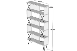 Hovdane Bokhylle 90 cm