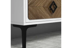 Tv-Møbelsett-Hovdane TV-Benk 180 cm Brun,Hvit