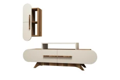 Tv-Møbelsett-Hovdane TV-Benk 145 cm Brun