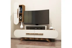 Tv-Møbelsett-Hovdane TV-Benk 145 cm Brun
