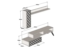 Hovdane TV-Benk 150 cm