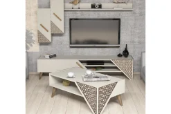 Tv-Møbelsett-Hovdane TV-møbelsett 180 cm Hvit
