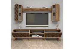 Tv-Møbelsett-Hovdane TV-møbelsett 180 cm Mørkebrun
