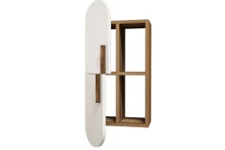 Vegghylle-Hovdane Vegghylle 35 cm Brun,Hvit