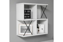 Vegghylle-Hovdane Vegghylle 60 cm Svart,Hvit