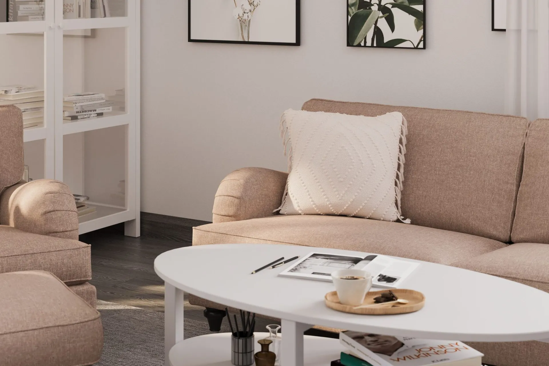 Bloomington Lenestoler|Kontorstol & Skrivebordsstol-Howard Classic Lenestol Mørk beige