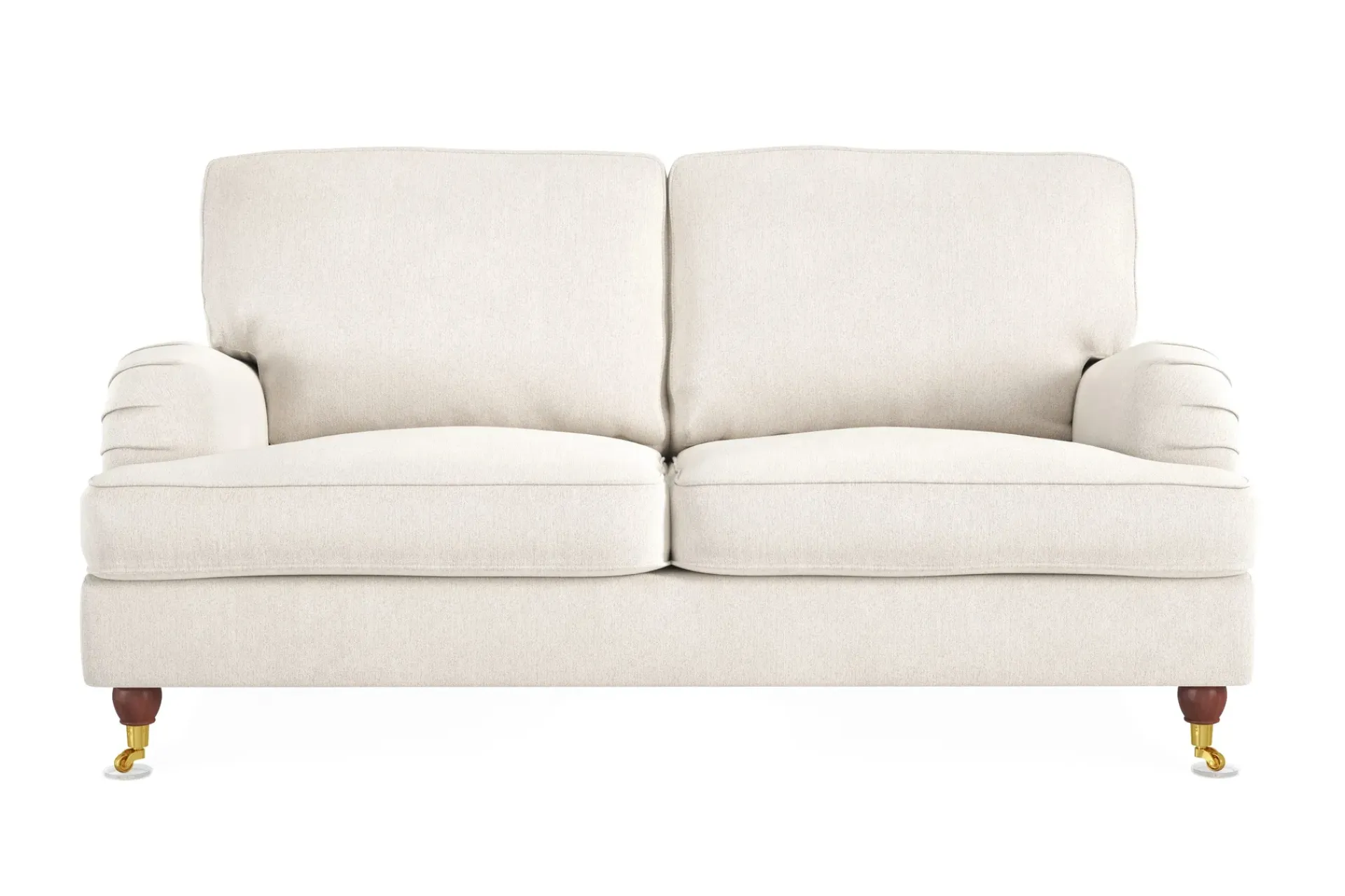Bloomington 2 Seter Sofa|Velour Sofa & Fløyel Sofa-Howard Lyx 2-seters Fløyelssofa Cremehvit