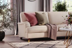 Bloomington Hjørnesofa-Howard Lyx 6-seters Høyrevendt L-formet Hjørnesofa i Manchester Beige