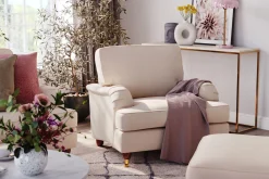 Bloomington 2 Seter Sofa-Howard Lyx 2-seters Manchestersofa Beige