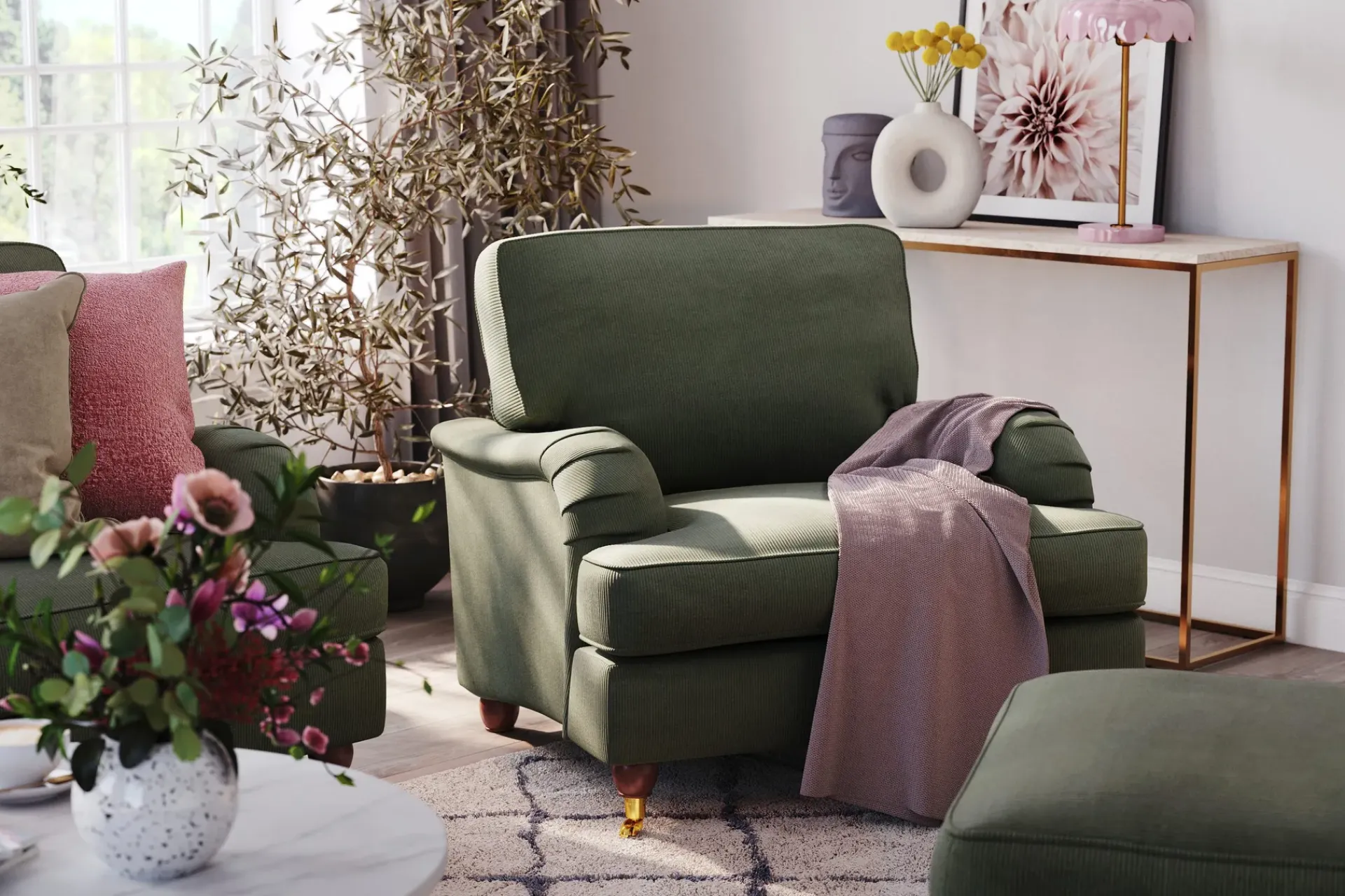 Bloomington Howard Lyx 2-seters Manchestersofa