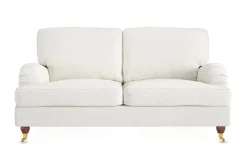 Bloomington 2 Seter Sofa-Howard Lyx 2-seters Sofa i Bouclé Hvit