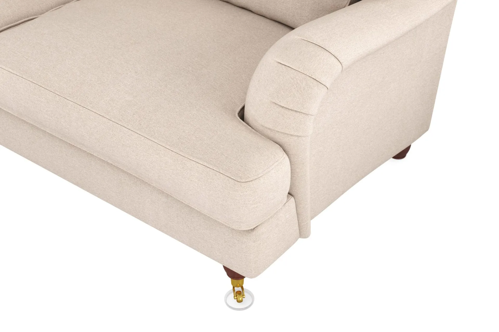 Bloomington Hjørnesofa-Howard Lyx 6-seters Venstrevendt L-formet Hjørnesofa i Stoff Beige