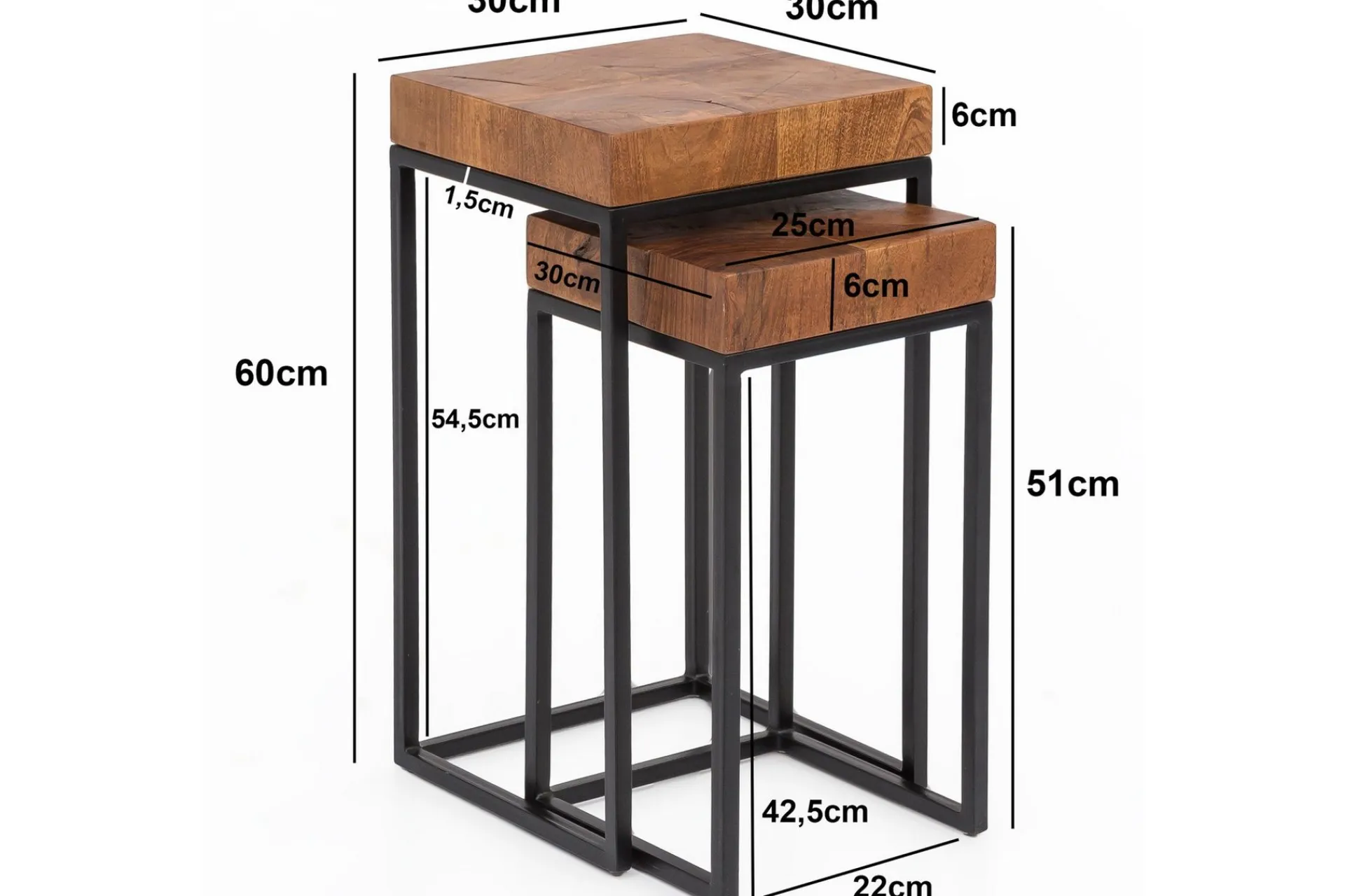 Wohnling Hoysradt Settbord 30 cm 2 Bord