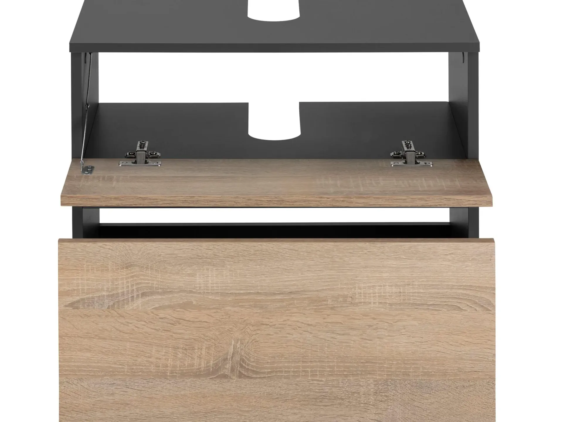 Baderom-Hudnall Servantskap 60x35 cm Natur,Antracit