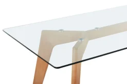 Spisebord & Kjøkkenbord-Hudson Spisebord 160 cm Transparent