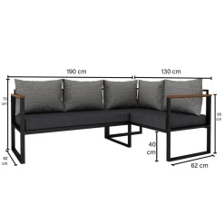 Hue Hagesofa 190 cm