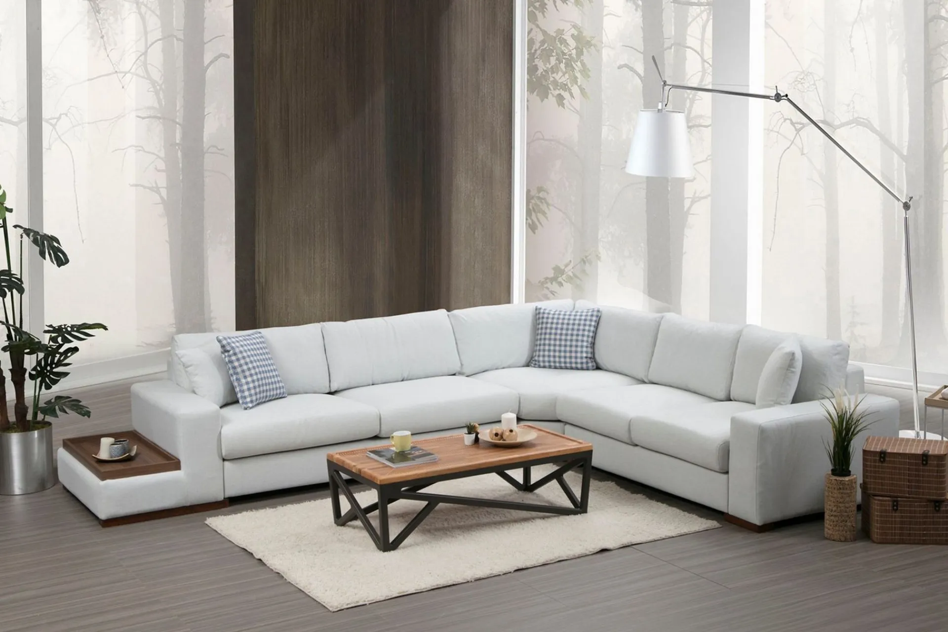 Hjørnesofa-Huelva Divansofa Beige