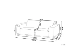 Hughen 3-seters Sofa