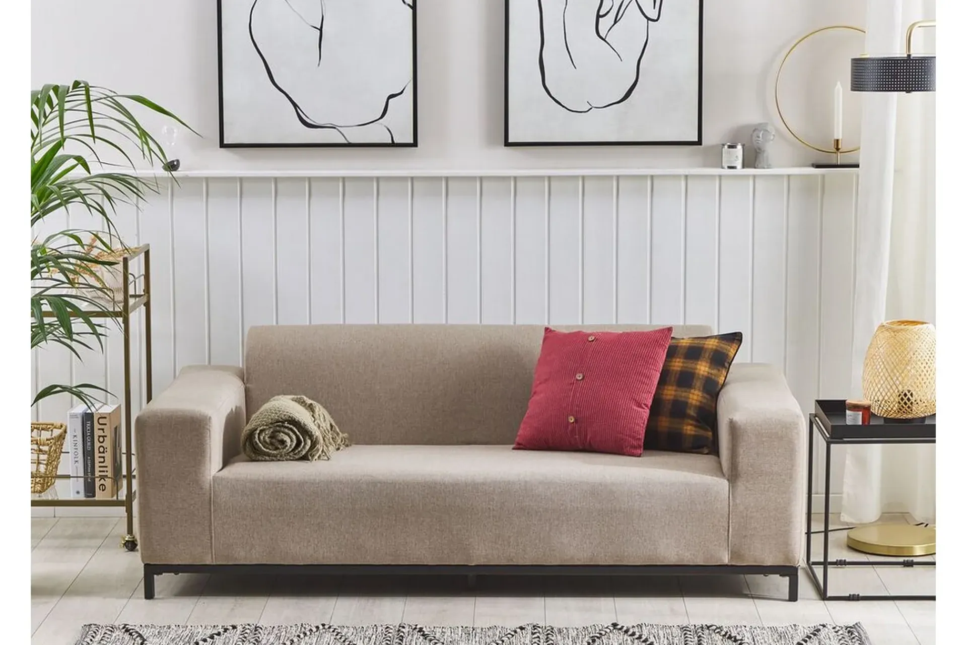 Hughen 3-seters Sofa