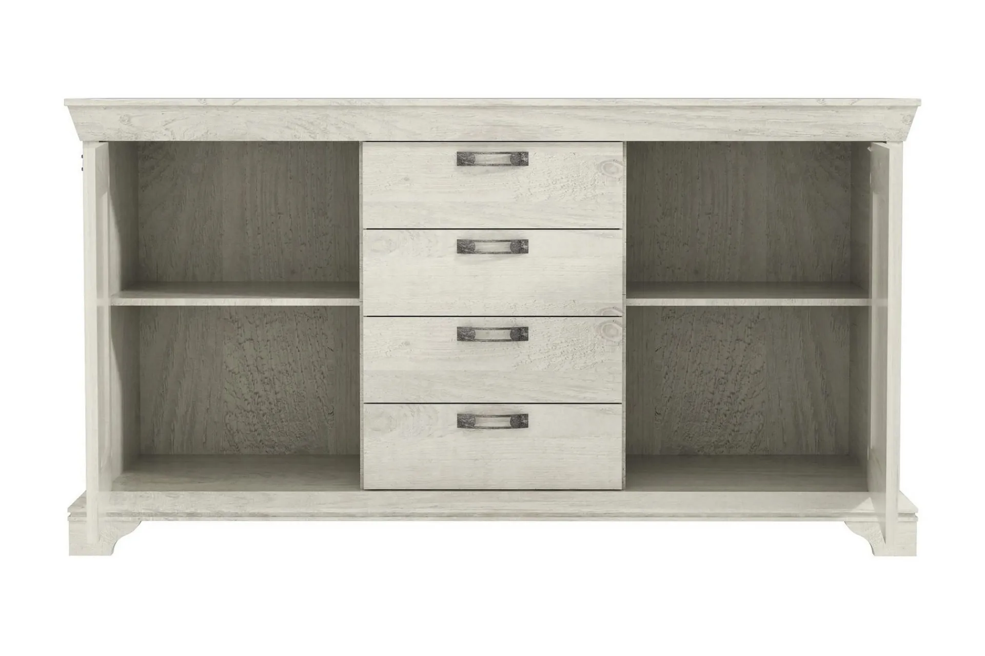 Sideboard & Skjenker-Hurlston Highboard 178 cm Hvit