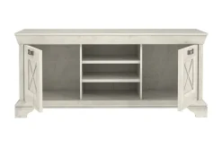 Tv-Benk & Mediabenk-Hurlston TV-Benk 147 cm Hvit