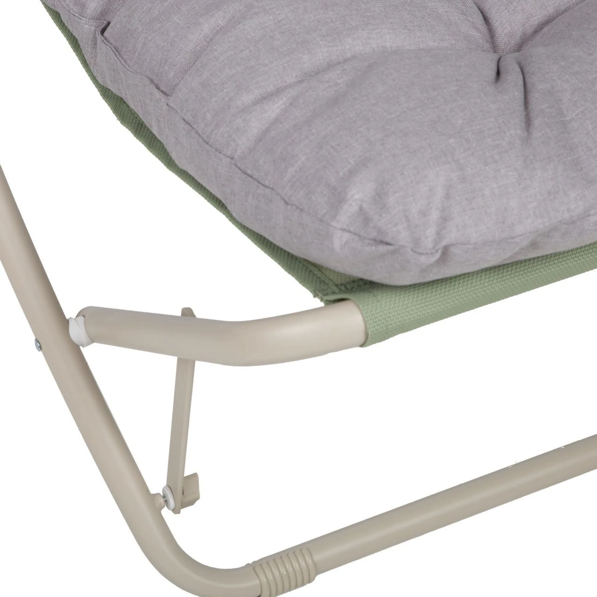 Solstoler|Friluftsutstyr-Hvilestol HOME4YOU Piper med kalesje Beige