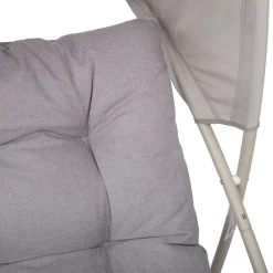 Solstoler|Friluftsutstyr-Hvilestol HOME4YOU Piper med kalesje Beige